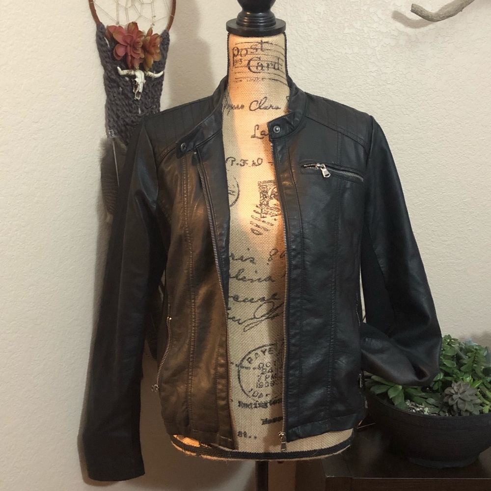 Maurice Faux Leather Jacket